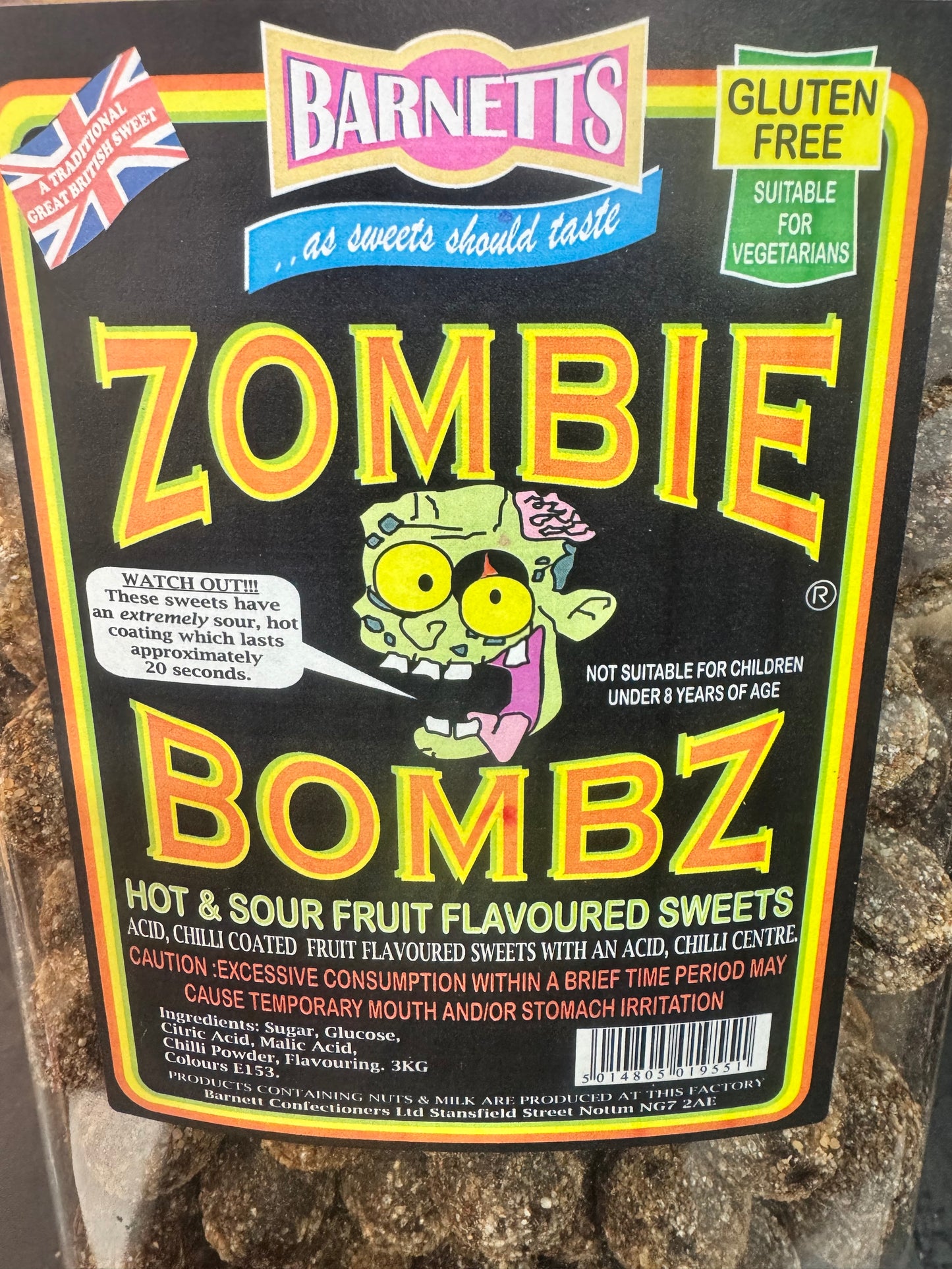 Freeze dried Zombie Bombz