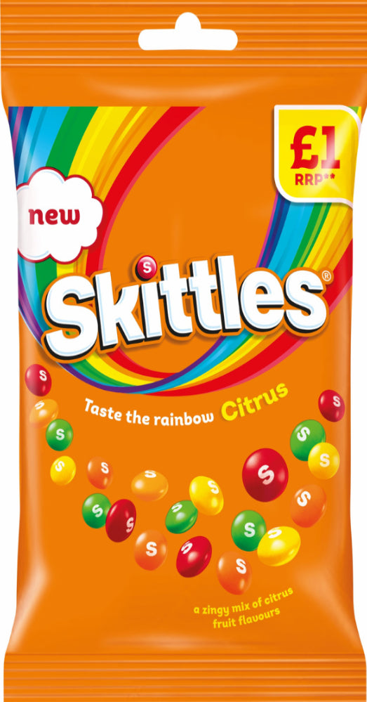 Skittles Citrus Sweets Bag 109g