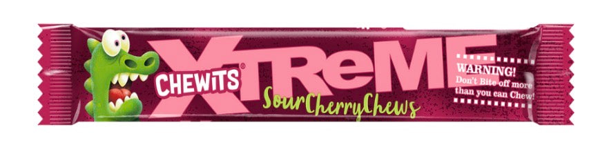 CLEARANCE : Extreme Sour Cherry Chews (FULL BOX)