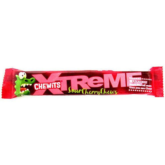 CLEARANCE : Chewits Xtreme Sour Cherry Chews 34g