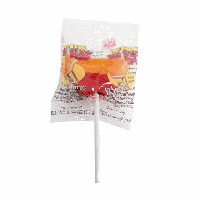 Alberts Big Slice Pops Peach - 0.42oz (11.9g)