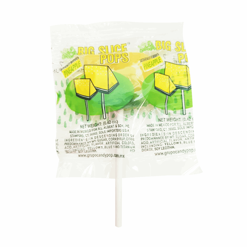 Alberts Big Slice Pops Pineapple - 0.42oz (11.9g)