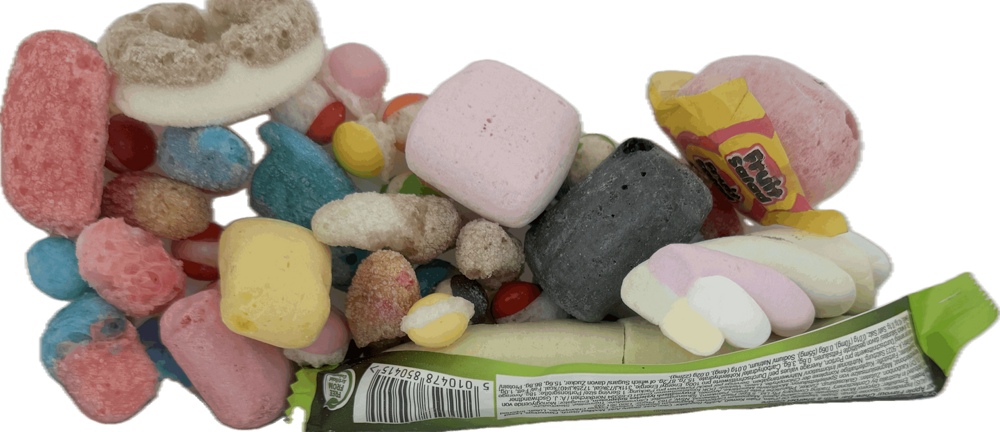 Freeze Dried Halal Random Mix Upz Bag - 16 Pieces 130g