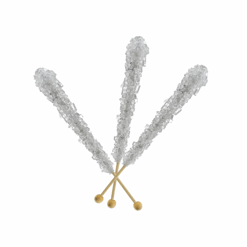 Rock Candy on a Stick - Silver - 0.8oz (23g)