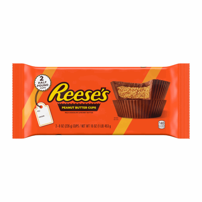 Reese's World's Largest Half Pound Peanut Butter Cups lb (453g)
