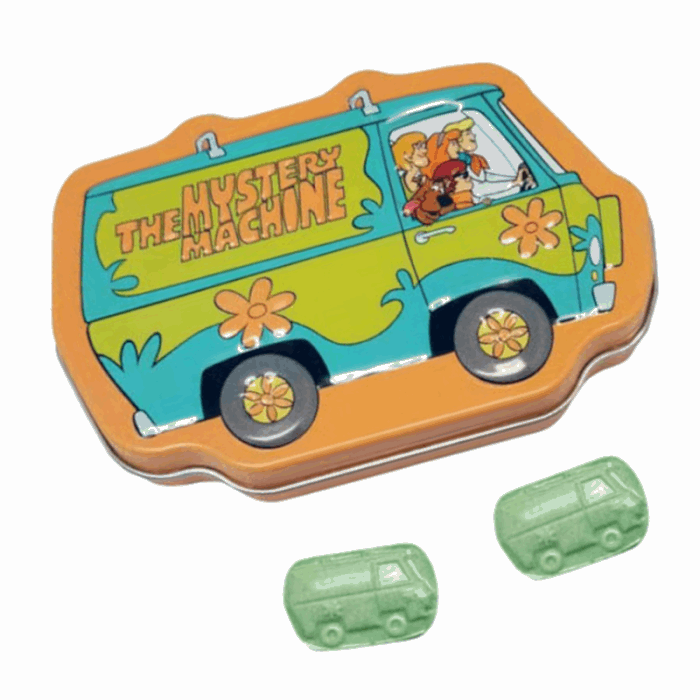 Scooby Doo Mystery Machine Sour Candies Tin 1.5oz (42g)