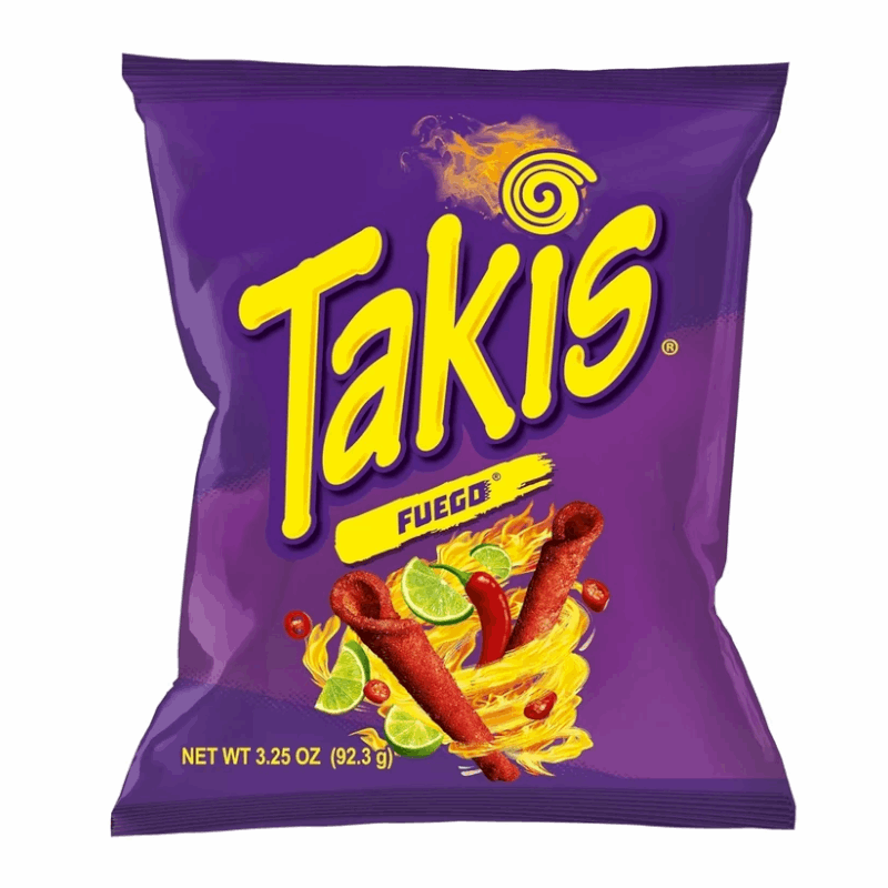 Takis Fuego Chips US 3.25oz (92.3g)