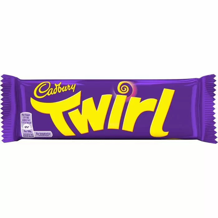 Cadbury Twirl Chocolate Bars (43g)