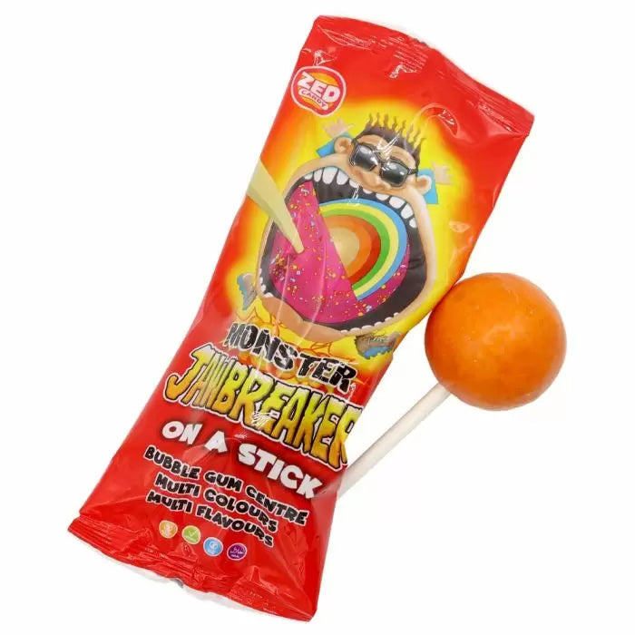 ZED Candy Monster Jawbreaker On A Stick (60g)