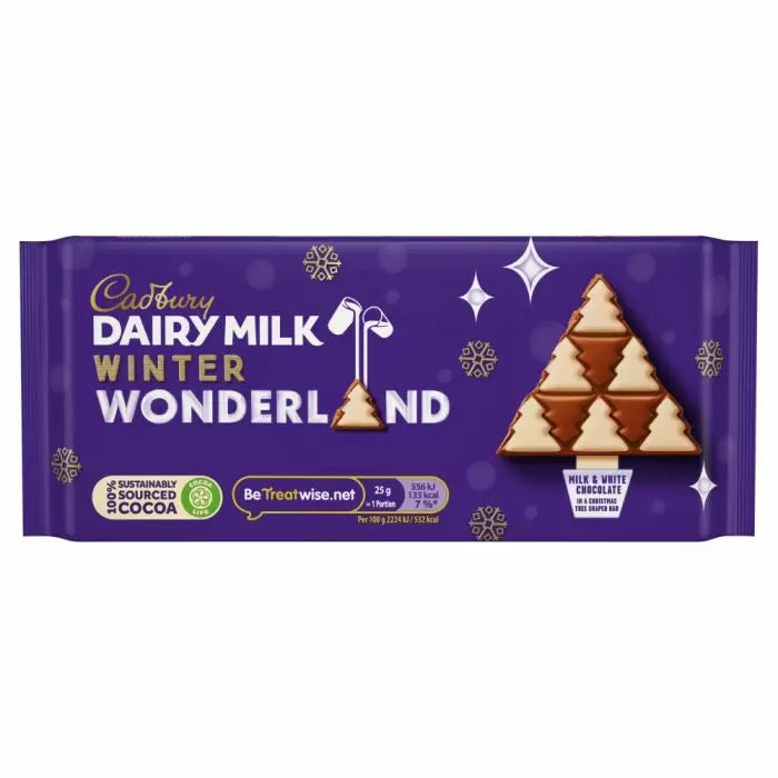 Cadbury Dairy Milk Winter Wonderland Chocolate Bar (100g)