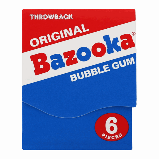 Bazooka Gum Throwback Mini Wallet 6-Piece Pack (43g)