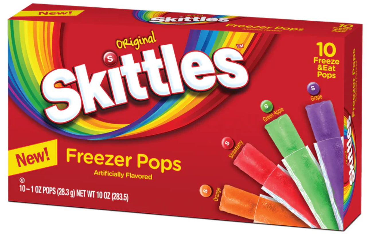 Skittles Freezer Pops 1oz (28.3g) 10-Pack