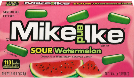 Mike & Ike Sour Watermelon Theatre Box - 4.25oz (120g)