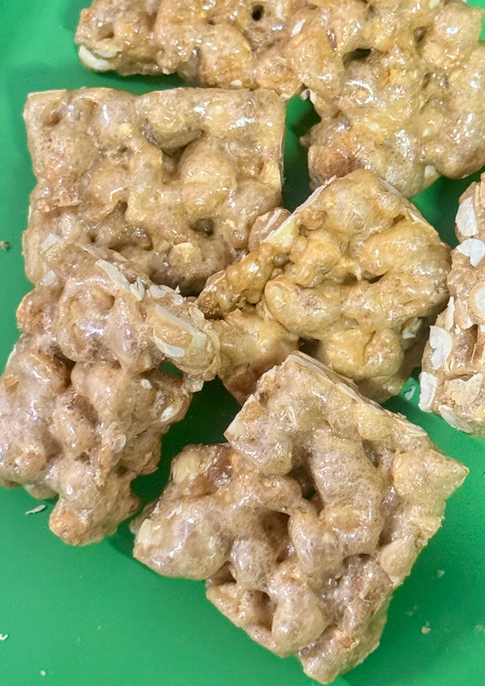 Freeze dried Caramel peanut bars