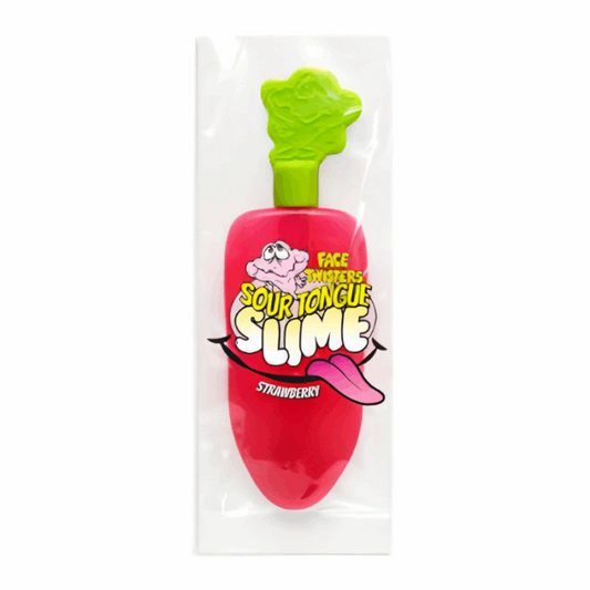 Face Twisters Sour Tongue Slime Strawberry 1.4oz (40g)