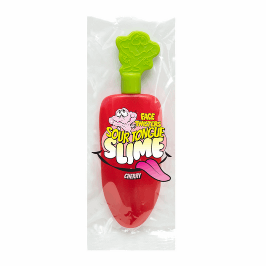 Face Twisters Sour Tongue Slime Cherry 1.4oz (40g)