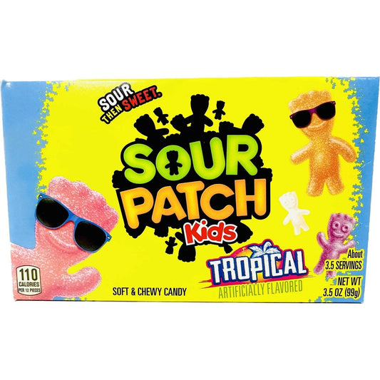Sour Patch Kids Tropical Theatre Box 3.5oz (99g)