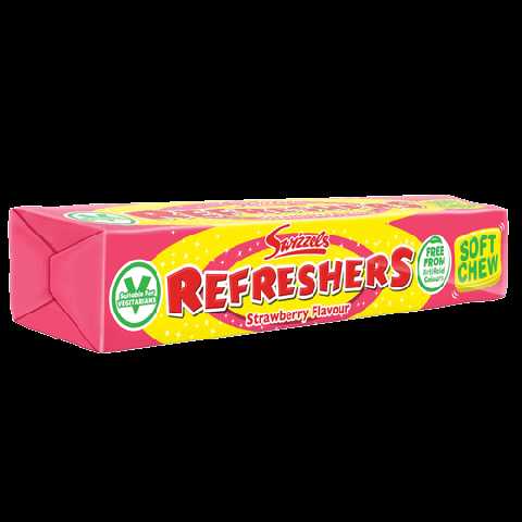 Swizzels Refreshers Strawberry Chews Stick Pack 43g