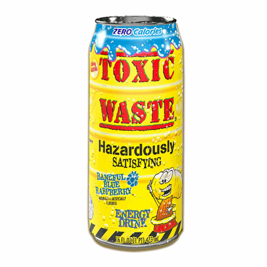 Toxic Waste Baneful Blue Raspberry Energy Drink 16oz (473ml)