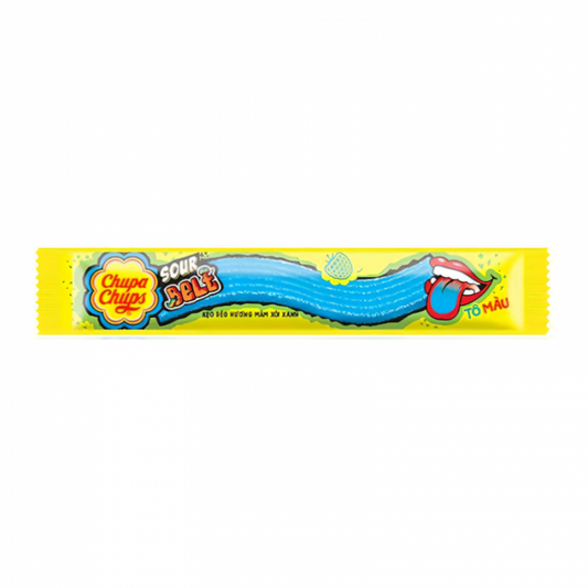 Chupa Chups Sour Belts Blueberry Tongue Painter 8g