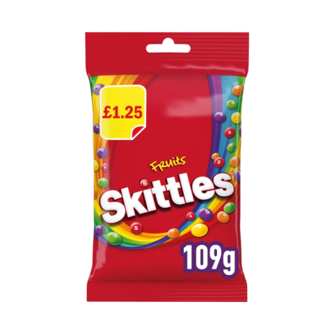 Skittles Vegan Fruits Treat Bag 109g