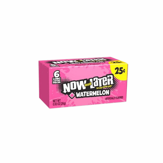 Now & Later 6 Piece Watermelon Candy 0.93oz (26g)