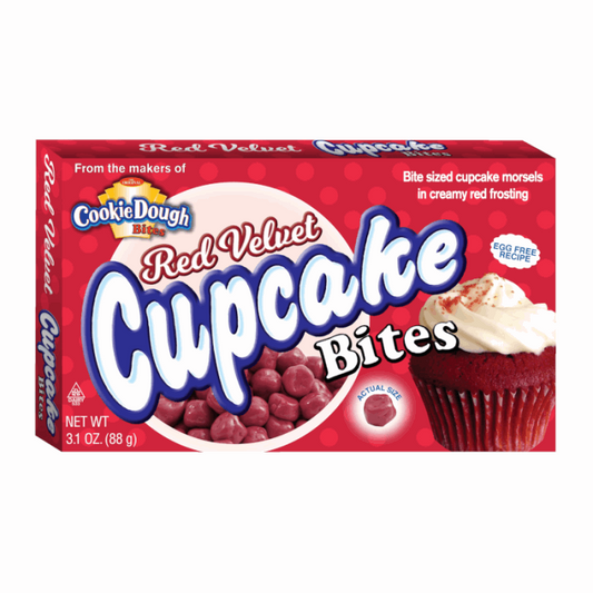 Cookie Dough Bites Red Velvet Cupcake Theatre Box 3.1oz (88g)
