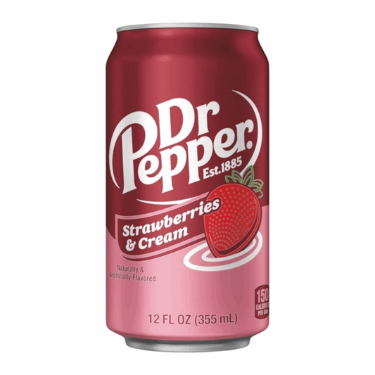 Dr Pepper Strawberries & Cream 12fl.oz (355ml)