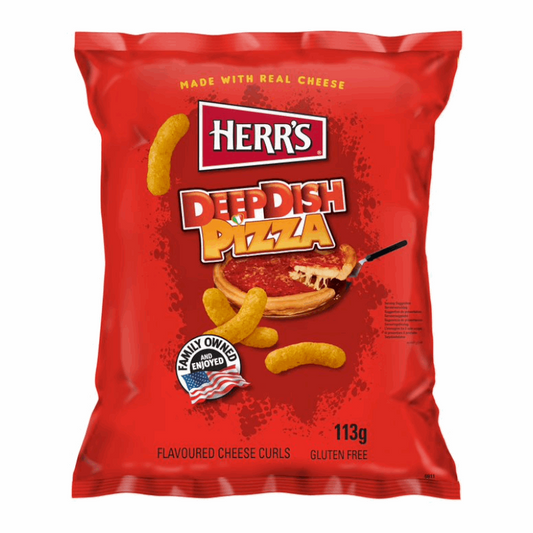 Herr's Deep Dish Pizza Cheese Curls  (113g)