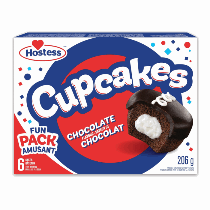 Hostess Chocolate Cupcakes 6 Pack Multi Pack  (206g)