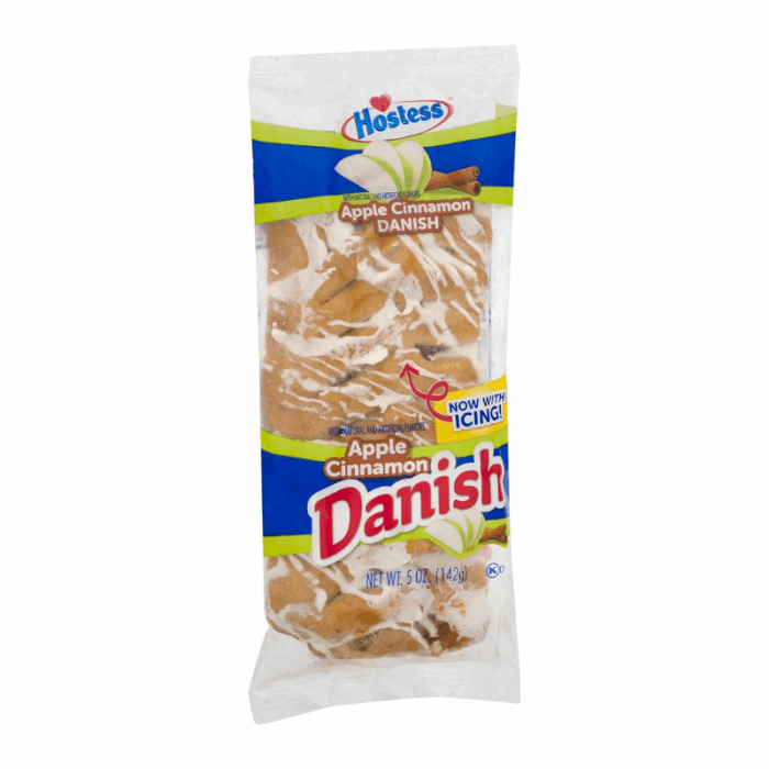 Hostess Iced Apple Cinnamon Danish 5oz (142g)