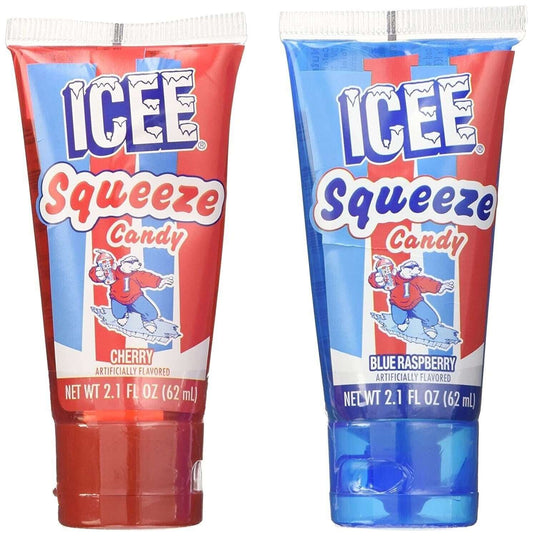 ICEE Sour Squeeze Candy - Blue Raspberry 2.1oz (62ml)