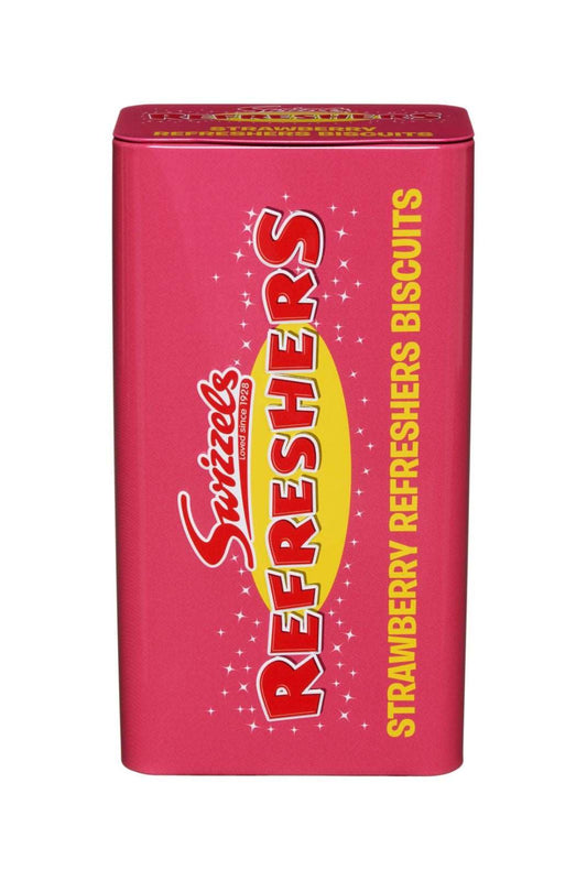 Swizzels Strawberry Refreshers Biscuit Tin  (130g)