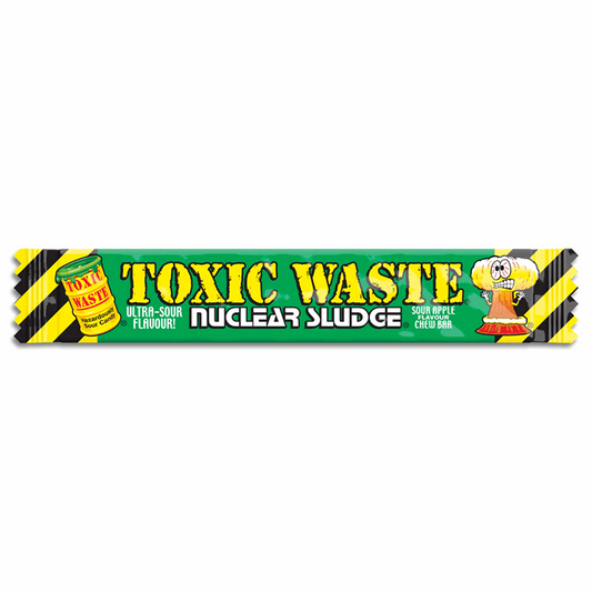 Toxic Waste Nuclear Sludge Green Apple Chew Bar 0.7oz (20g)