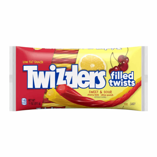 Twizzlers Sweet and Sour Filled Twists Bag 11oz (11g)