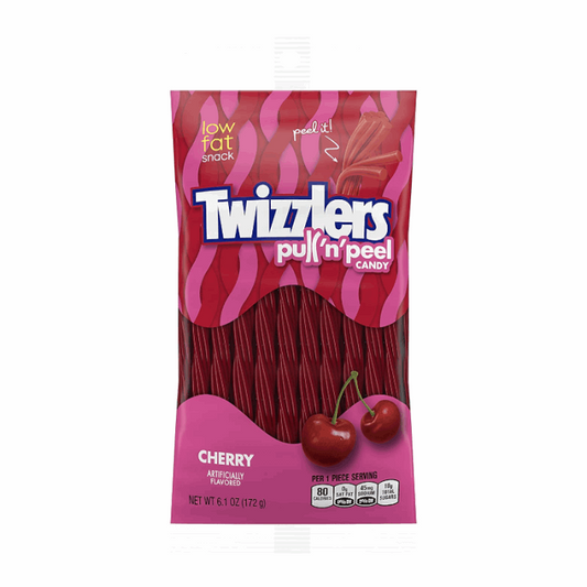 Twizzlers Cherry Pull n Peel Bag 6.1oz (172g)