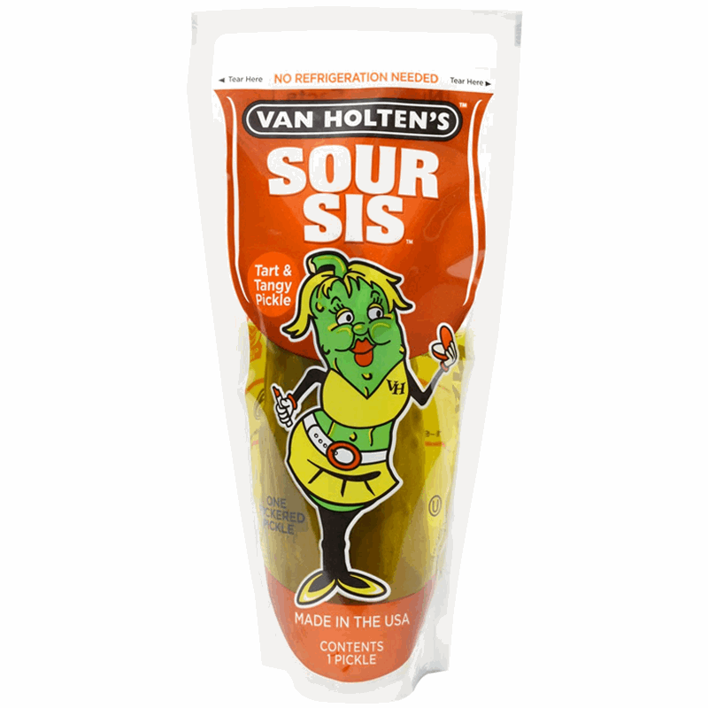Van Holten's Sour Sis Tart & Tangy Pickle-In-A-Pouch 6.9oz (368g)