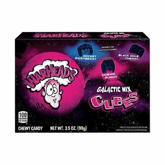 Warheads Galactic Cubes Theatre Box 3.5oz (99g)