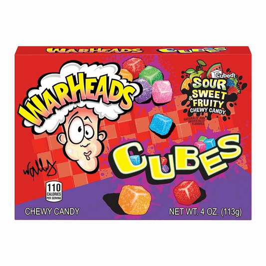 Warheads Chewy Cubes Theatre Box 4oz (113g)