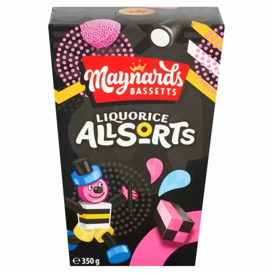 Maynards Liquorice Allsorts Sweets Carton  (350g)
