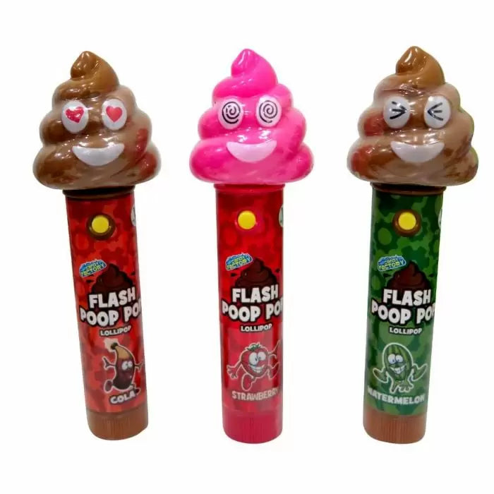 The Crazy Candy Factory Flash Poop Light Pop