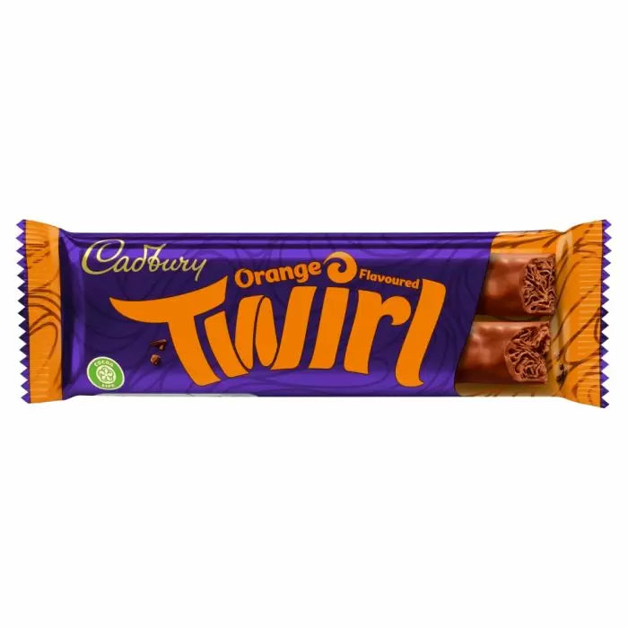 Cadbury Twirl Orange Chocolate Bar  (43g)