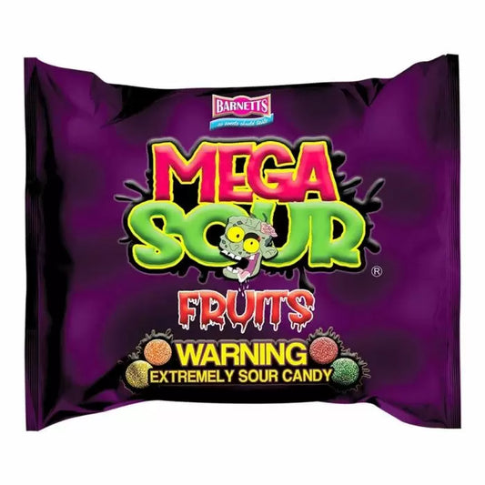 Barrnet Mega Sour Fruit Bag  (104g)