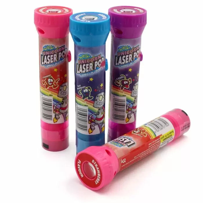 The Crazy Candy Factory Unicorn Laser Pop  (20g)