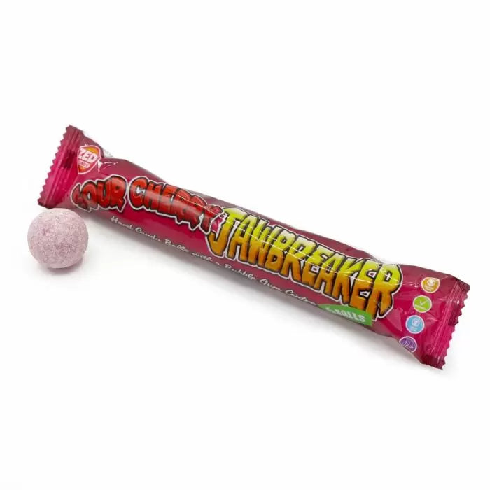 ZED Candy Jawbreakers Sour Cherry Ball 6 Pack  (49.5g)