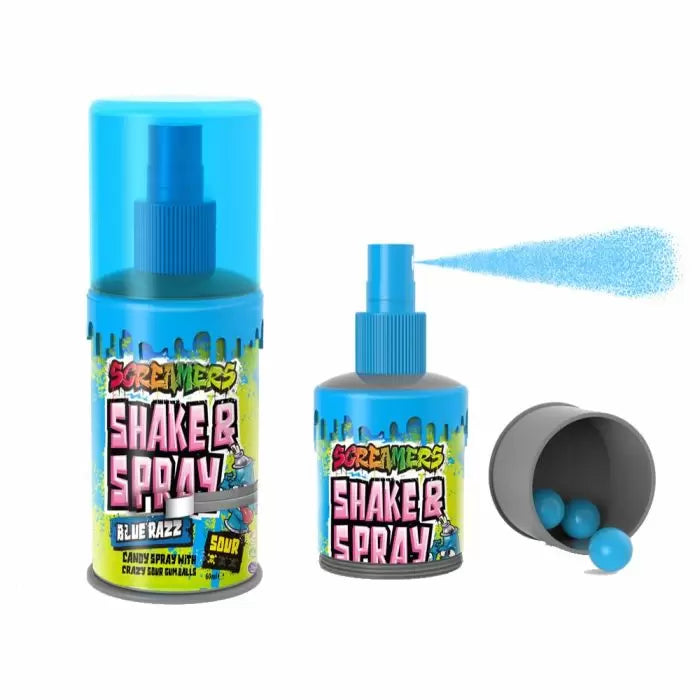ZED Candy Screamers Blue Raspberry Shake & Spray (60ml)