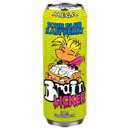 Mega Brain Licker Soda Blue Raspberry (500ml)