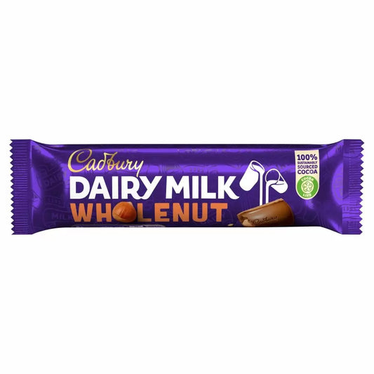 Cadbury Dairy Milk WholeNut Chocolate Bar (48g)