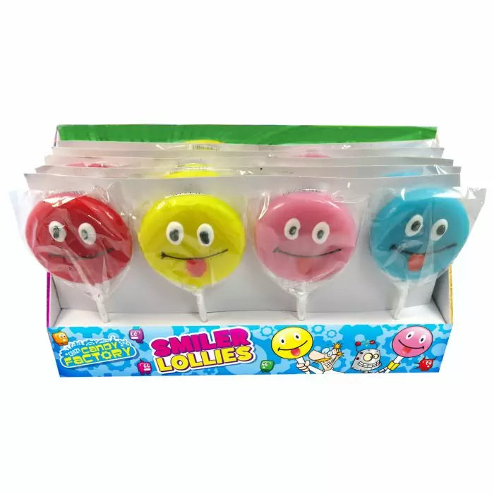 The Crazy Candy Factory Smiler Lollies  (50g)
