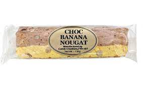 Chocolate & Banana Nougat Bar  (110g)